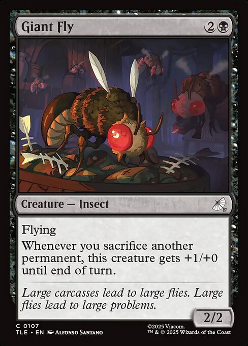 MTG Giant Fly [TLE 107] Nonfoil