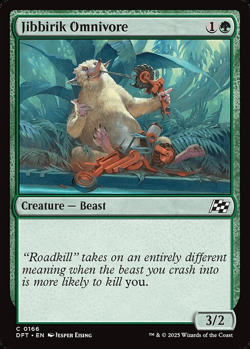 MTG Jibbirik Omnivore DFT 166 Regular Foil