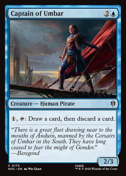 MTG Captain of Umbar HOC 173 Regular Foil