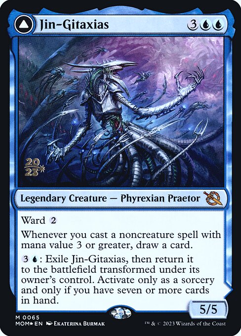 MTG Jin-Gitaxias // The Great Synthesis PMOM 065s Prerelease Foil