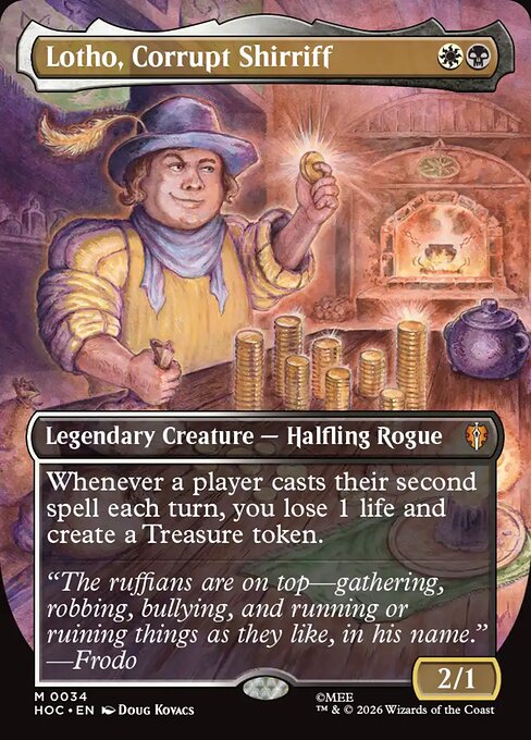 MTG Lotho, Corrupt Shirriff HOC 034 Regular Foil