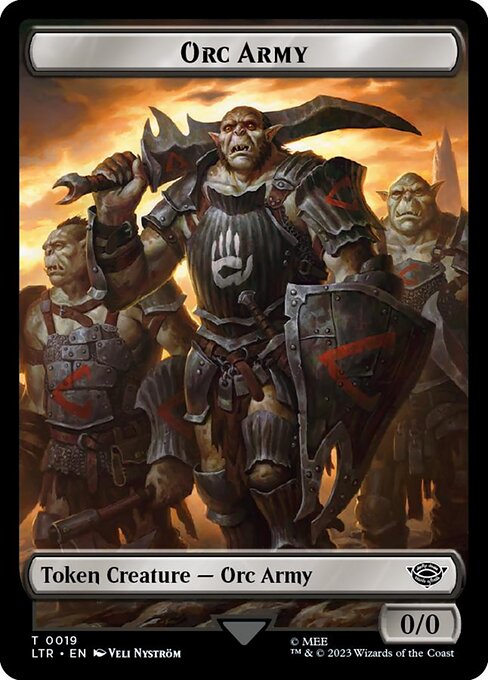MTG Orc Army Token LTR 019 Token Surge Foil
