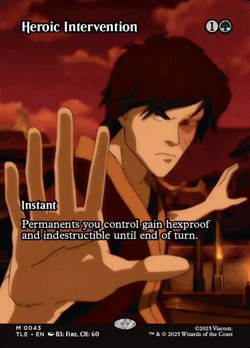 MTG Heroic Intervention [TLE 043] Nonfoil