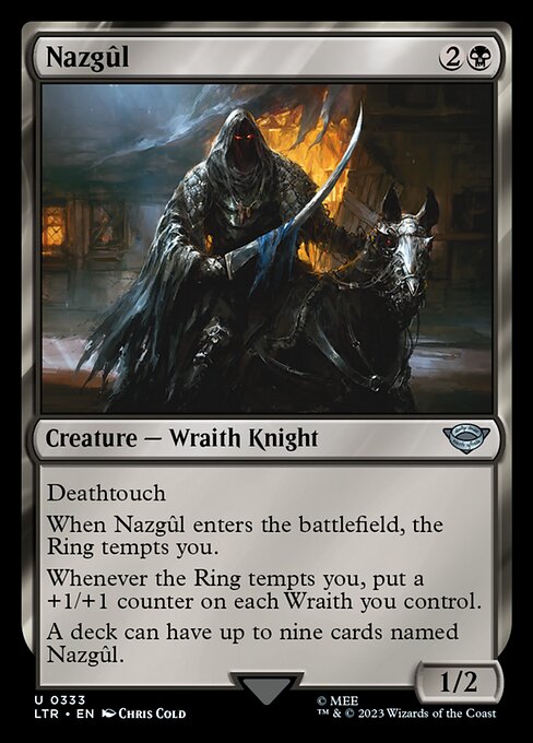 MTG Nazgûl LTR 333 Nazgul Art Variant Foil