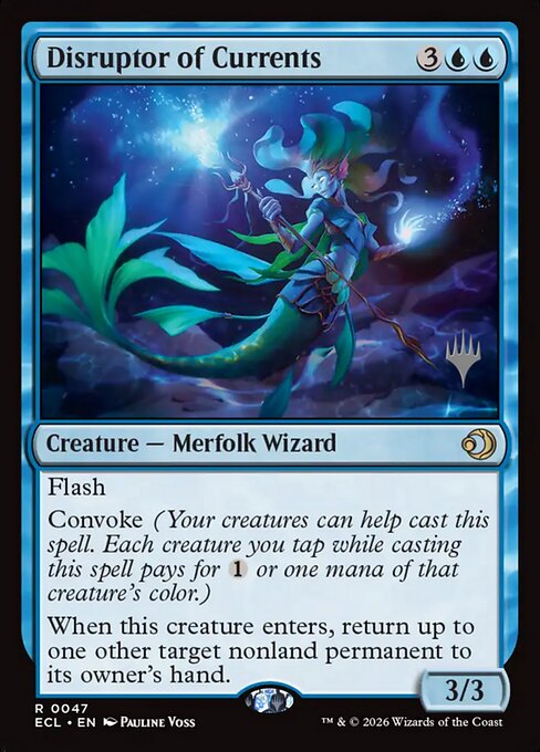 MTG Disruptor of Currents PECL 047p Promo Pack Foil