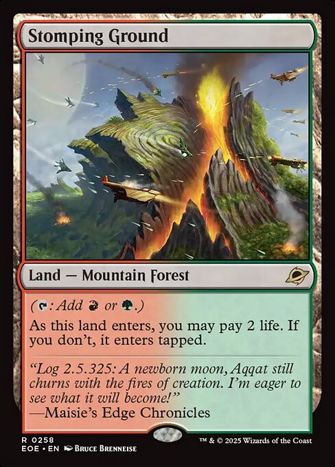 MTG Stomping Ground EOE 258 Regular Nonfoil