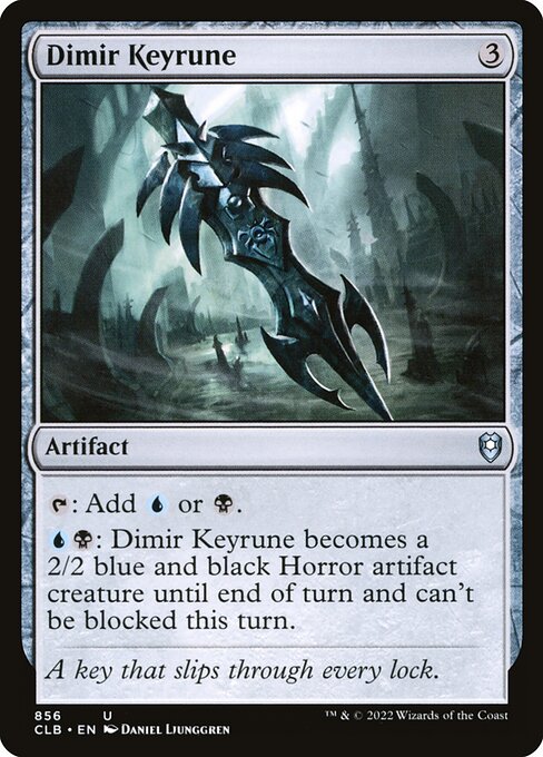 MTG Dimir Keyrune CLB 856 Commander Deck Nonfoil