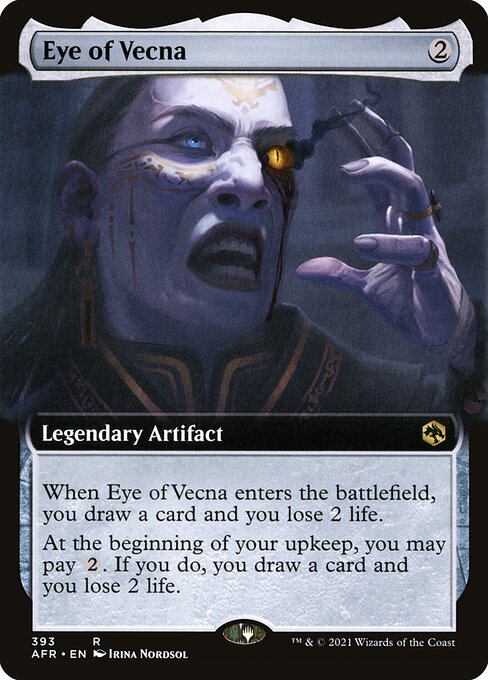 MTG Eye of Vecna AFR 393 Extended Art Nonfoil