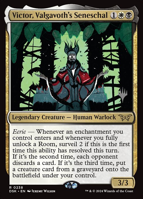 MTG Victor, Valgavoth's Seneschal PDSK 238p Promo Pack Nonfoil
