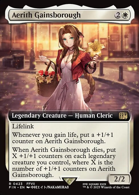 MTG Aerith Gainsborough FIN 423 Extended Art Foil