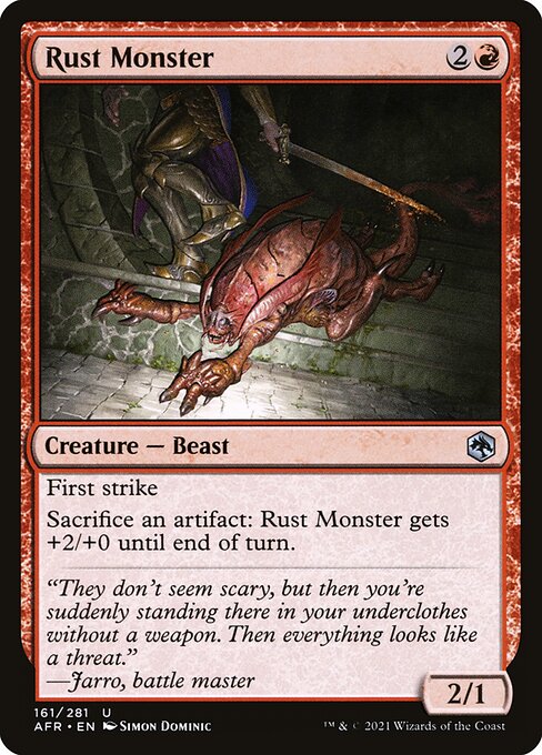 MTG Rust Monster AFR 161 Regular Nonfoil