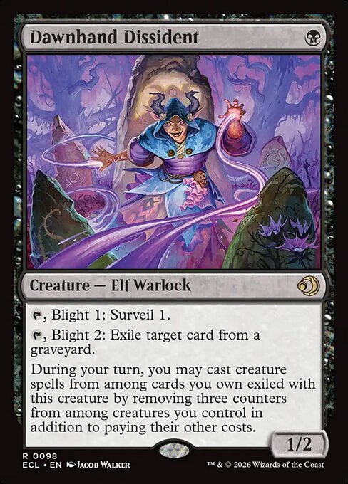 MTG Dawnhand Dissident ECL 098 Regular Nonfoil