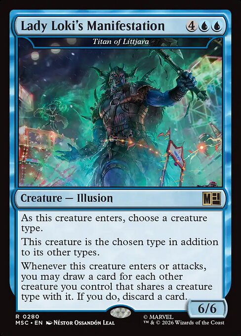 MTG Titan of Littjara MSC 280 Regular Surge Foil
