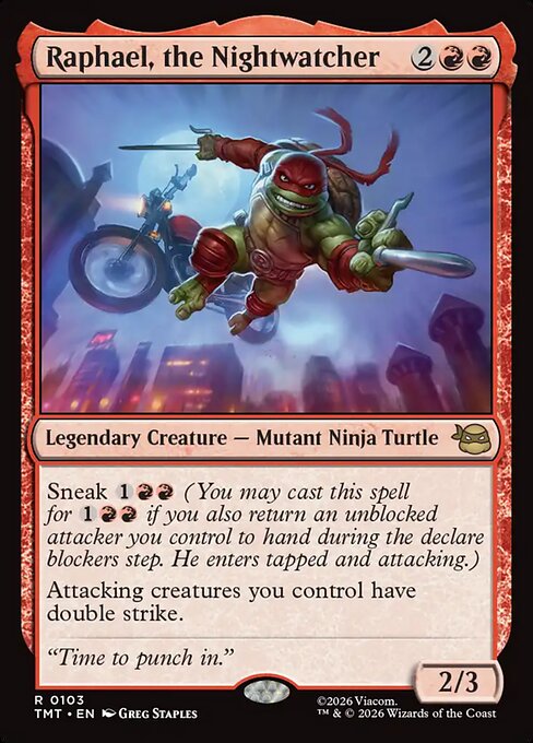 MTG Raphael, the Nightwatcher TMT 103 Regular Nonfoil
