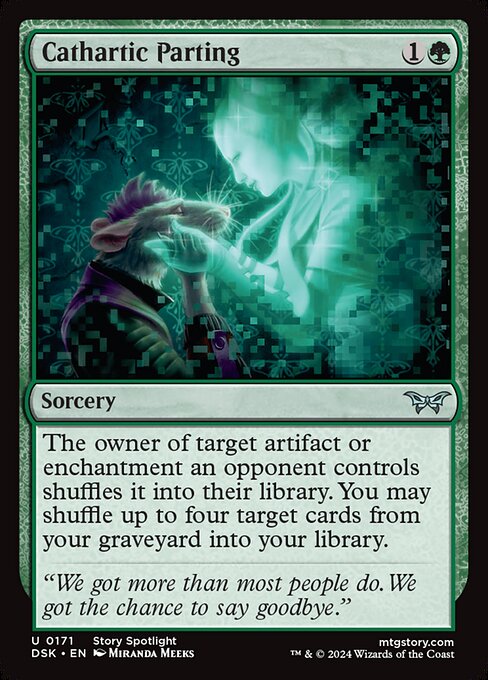 MTG Cathartic Parting DSK 171 Regular Foil