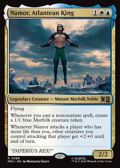 MTG Namor, Atlantean King MSC 088 Regular Nonfoil
