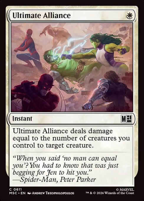 MTG Ultimate Alliance MSC 611 Regular Foil