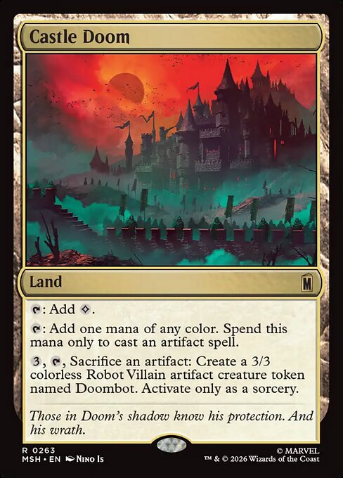MTG Castle Doom MSH 263 Regular Foil