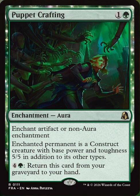 MTG Puppet Crafting FRA 111 Standard Nonfoil front