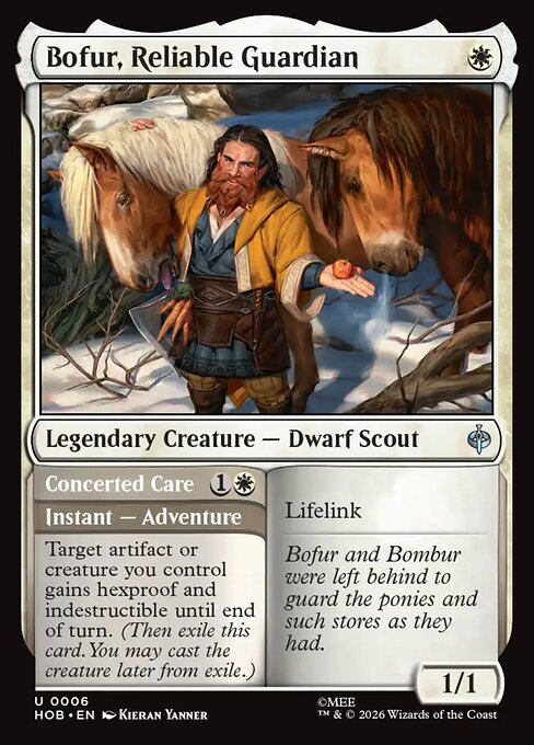 MTG Bofur, Reliable Guardian // Concerted Care HOB 006 Regular Nonfoil
