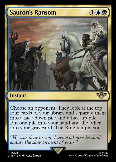 MTG Sauron's Ransom LTR 225 Regular Nonfoil