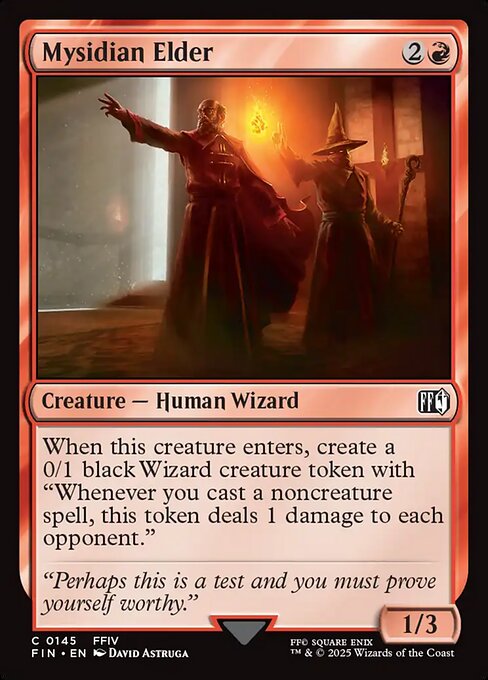 MTG Mysidian Elder FIN 145 Regular Nonfoil
