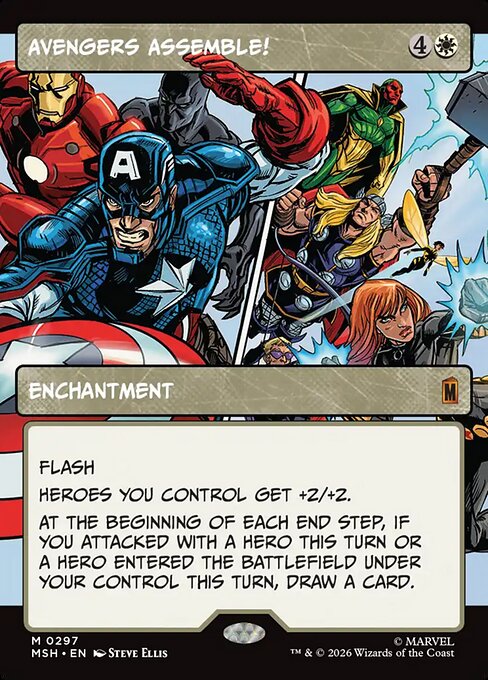 MTG Avengers Assemble! MSH 297 Showcase Panel Nonfoil