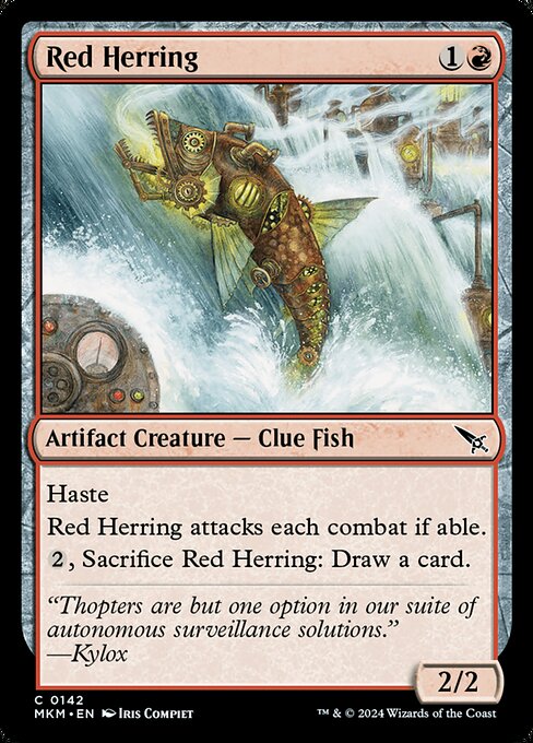 MTG Red Herring MKM 142 Regular Nonfoil