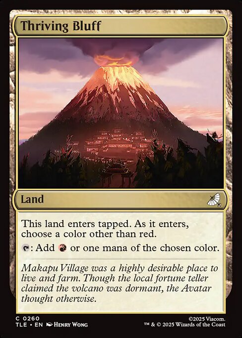 MTG Thriving Bluff [TLE 260] Nonfoil