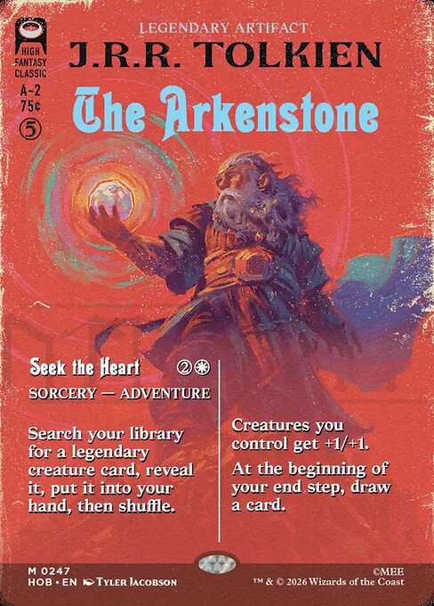 MTG The Arkenstone // Seek the Heart HOB 247 Alternate Art Foil