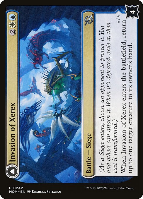 MTG Invasion of Xerex // Vertex Paladin MOM 242 Regular Foil