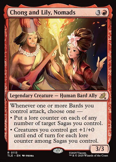 MTG Chong and Lily, Nomads [TLE 113] Nonfoil