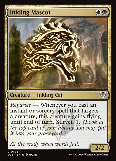 MTG Inkling Mascot SOS 196 Regular Nonfoil