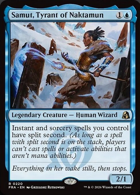 MTG Samut, Tyrant of Naktamun FRA 220 Standard Nonfoil front