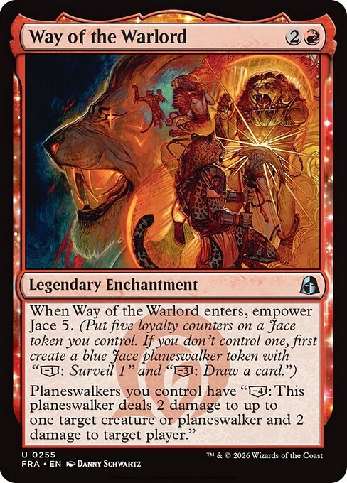 MTG Way of the Warlord FRA 255 Standard Nonfoil front