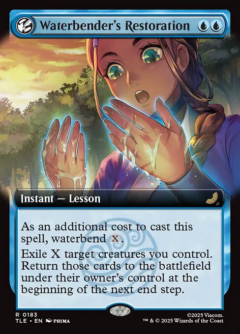 MTG Waterbender's Restoration [TLE 183] Nonfoil