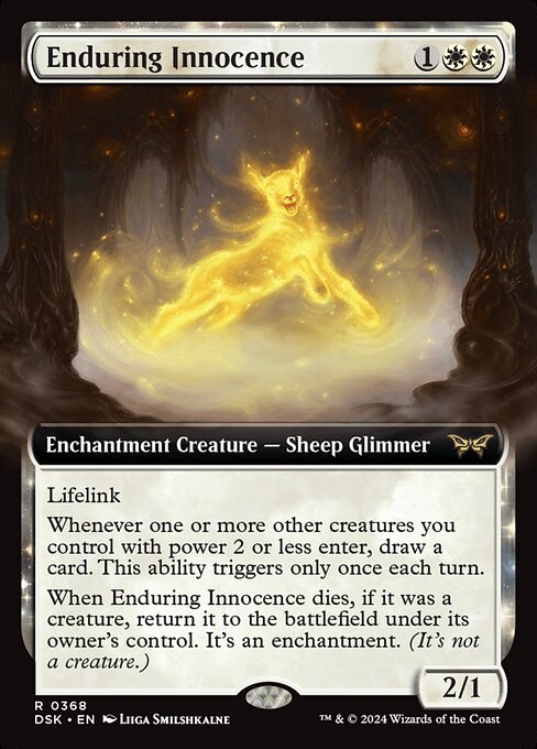 MTG Enduring Innocence DSK 368 Extended Art Nonfoil