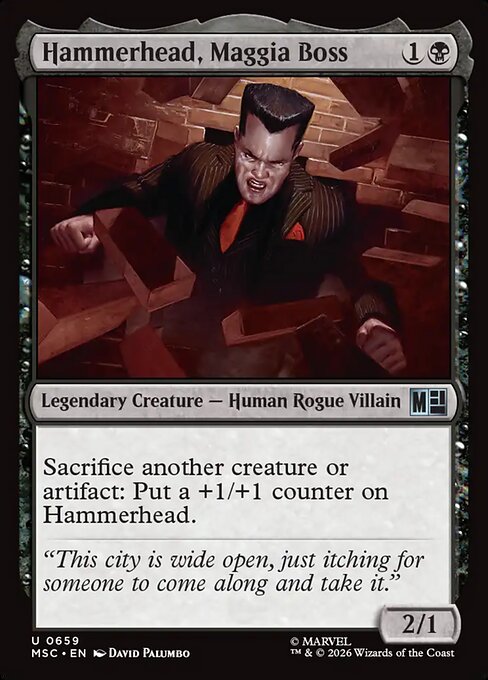 MTG Hammerhead, Maggia Boss MSC 659 Regular Foil