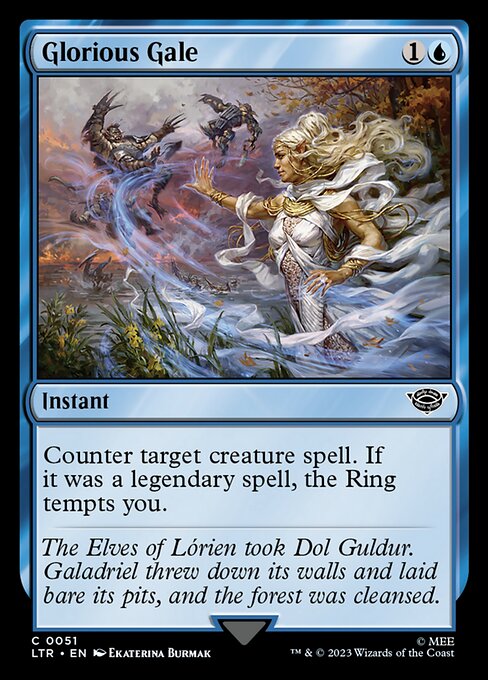 MTG Glorious Gale LTR 051 Regular Nonfoil