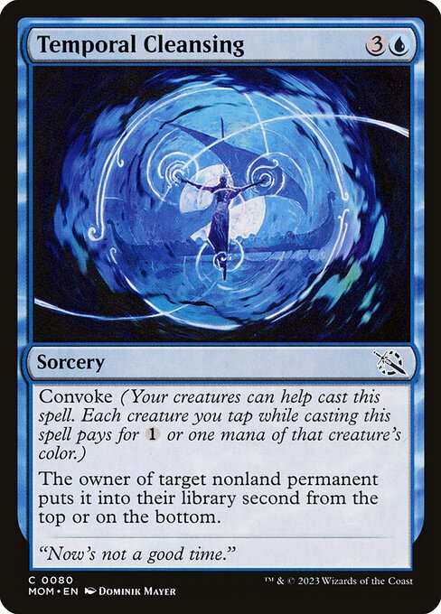 MTG Temporal Cleansing MOM 080 Regular Foil