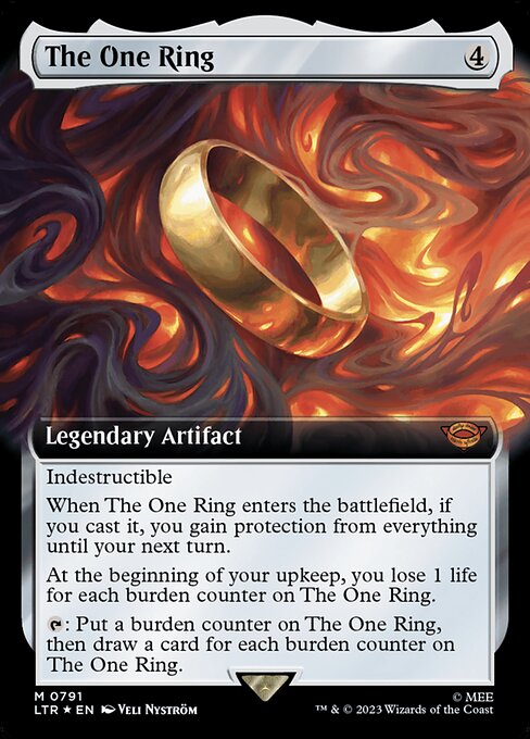 MTG The One Ring LTR 791 Extended Art Surge Foil