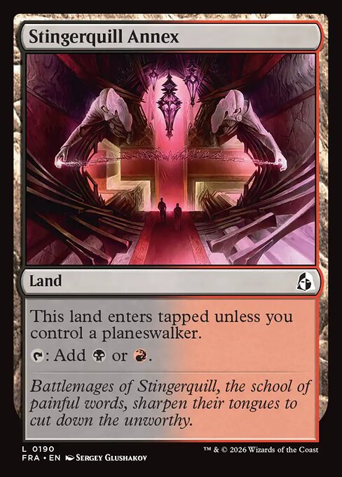MTG Stingerquill Annex FRA 190 Standard Foil front