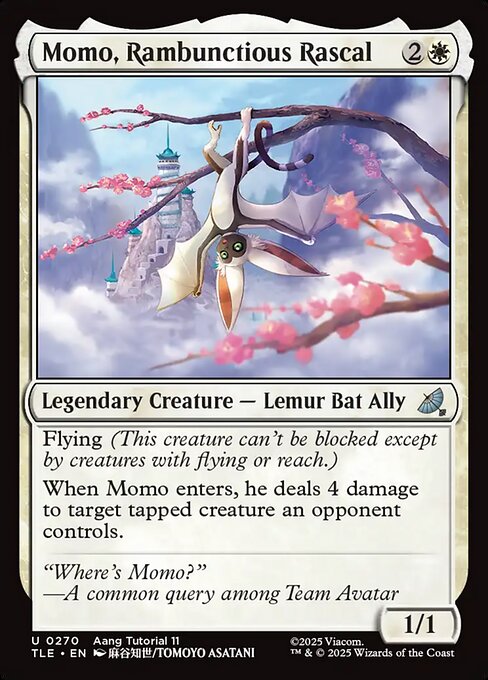 MTG Momo, Rambunctious Rascal [TLE 270] Nonfoil