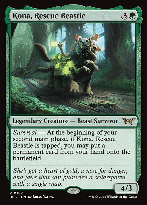 MTG Kona, Rescue Beastie DSK 187 Regular Foil