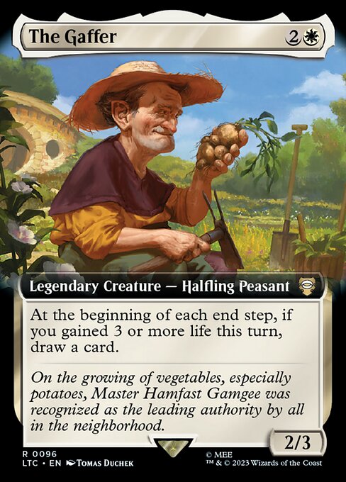 MTG The Gaffer LTC 096 Extended Art Nonfoil
