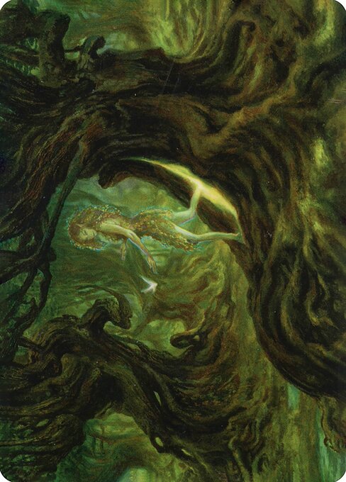 MTG Neverwinter Dryad AAFR 069 Art Card