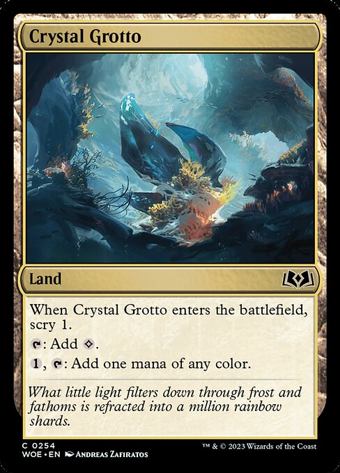MTG Crystal Grotto WOE 254 Regular Nonfoil