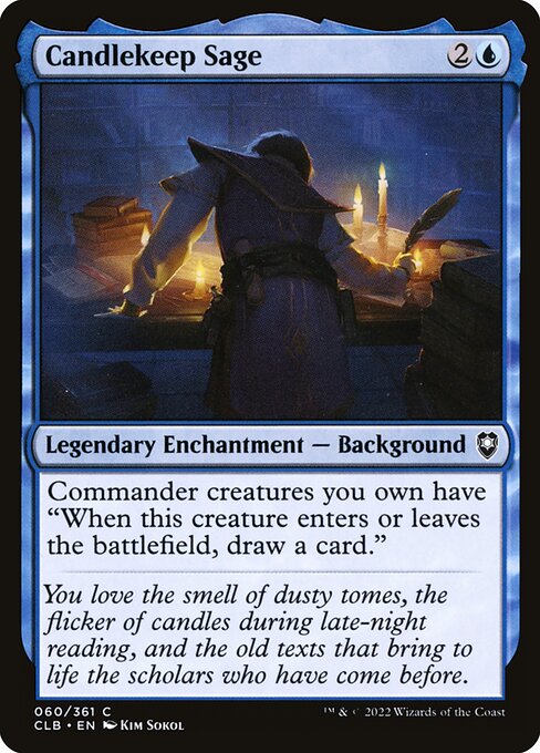 MTG Candlekeep Sage CLB 060 Regular Nonfoil