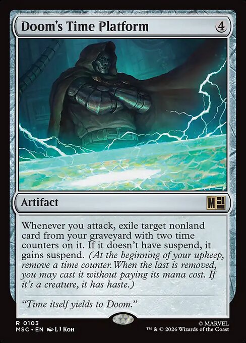 MTG Doom's Time Platform MSC 103 Regular Surge Foil