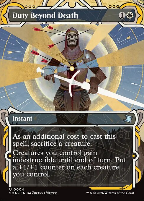 MTG Duty Beyond Death SOA 004 Mystical Archive Nonfoil